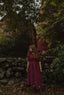 Alcott Dress in Cranberry Linen-Preorder